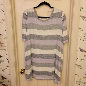Striped Knit Plus Size Top 26/28